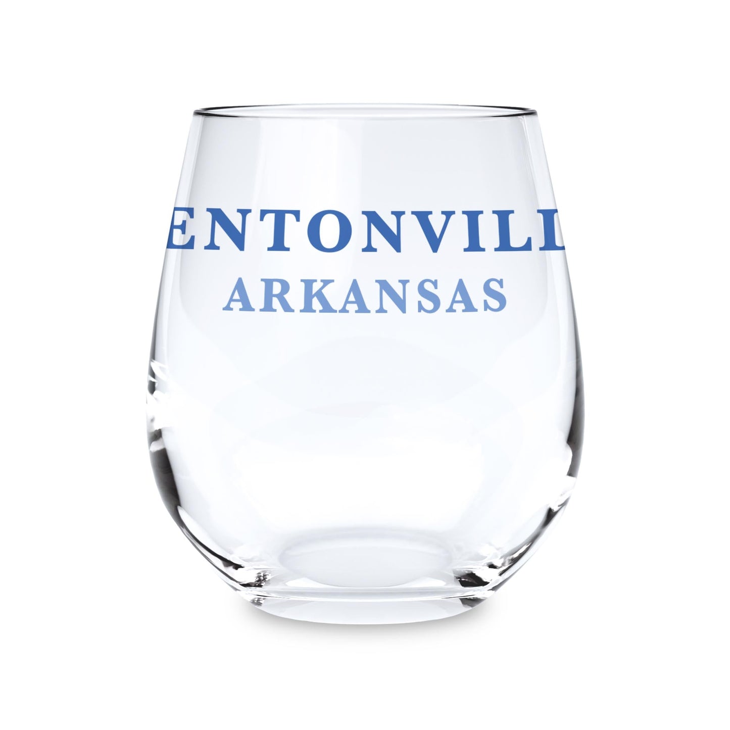 15oz Stemless Wine Glass-Love+Local Blue Noel - A Grand Millennial Christmas -0