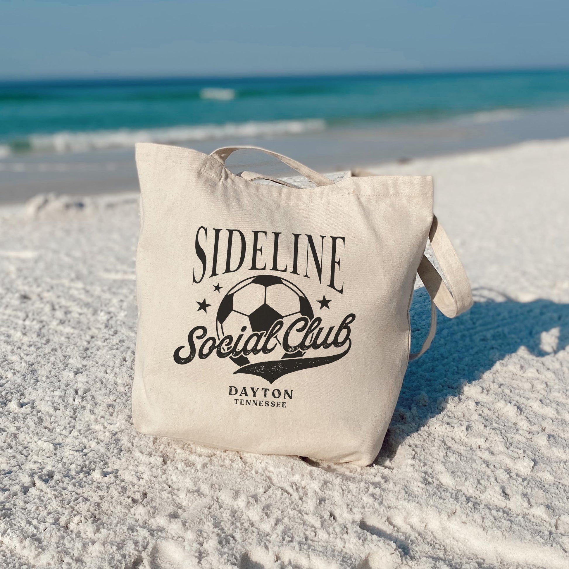 Tote Bag Natural Canvas-Soccer Mom | Custom | Personalize -3