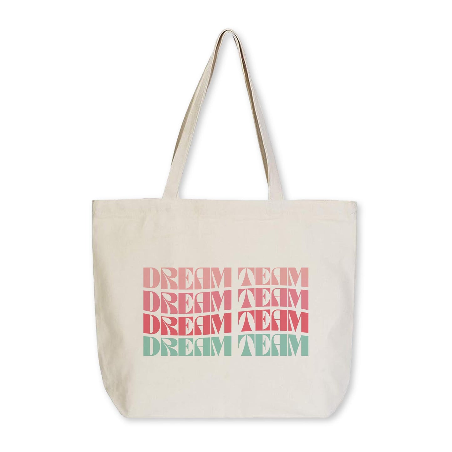 Tote Bag Natural Canvas-Retro Wave Dream Team -0