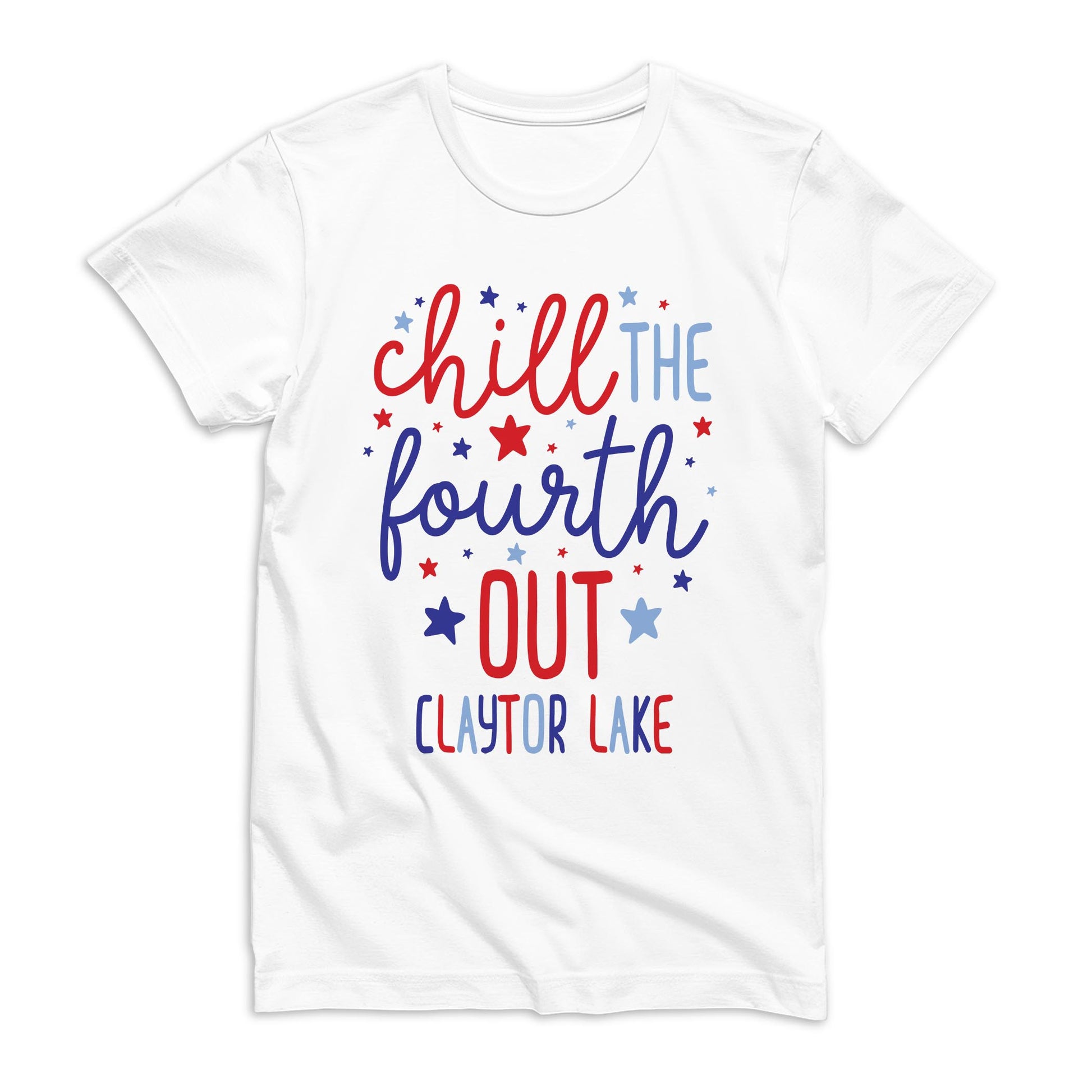 Bella Canvas T-Shirt White-4th of July Claytor Lake Virginia -0