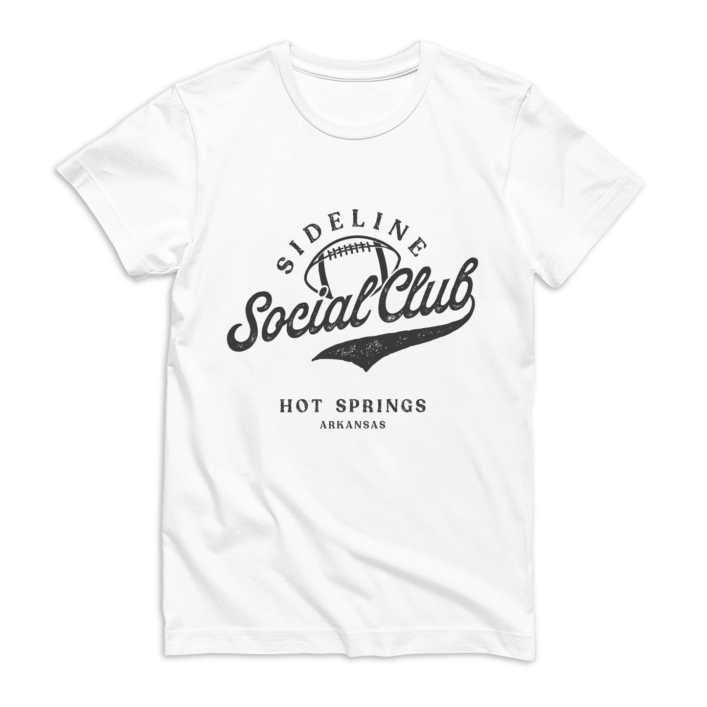Bella Canvas T-Shirt White-Football Mom | Custom | Personalize -0