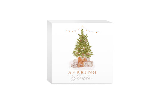 5x5 Wood Block-Cottage Tree Sebring Florida -0