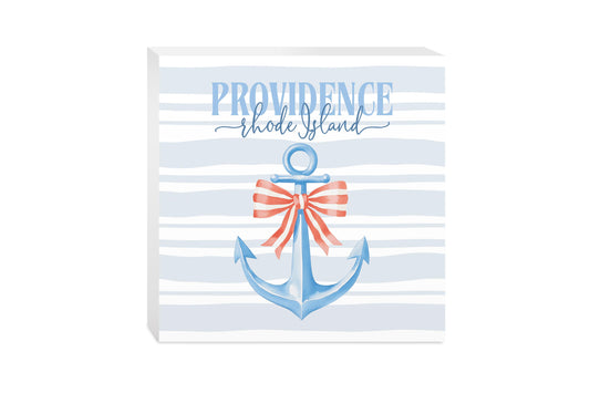 10x10 Wood Block-Love+Local New England Tides -0