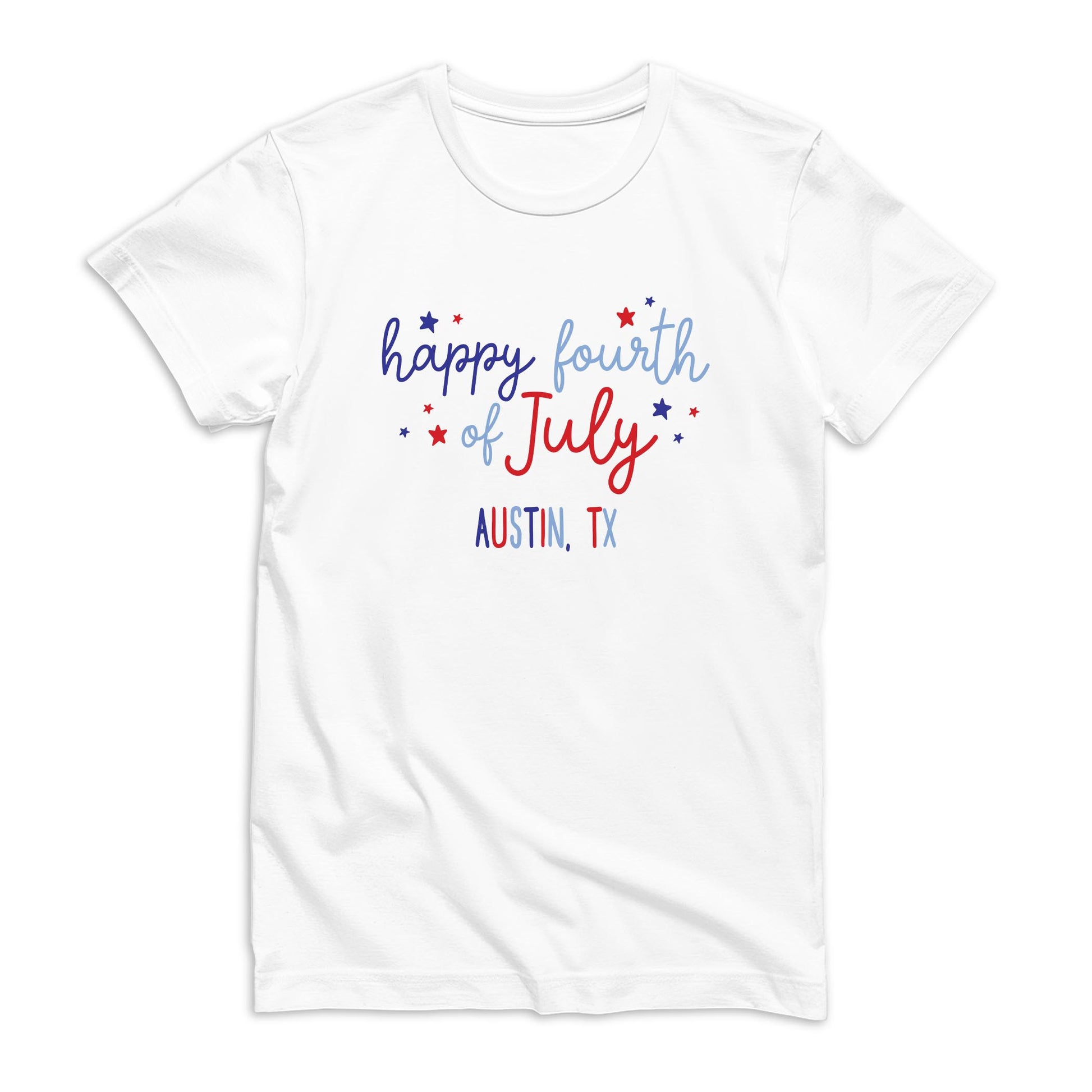 Bella Canvas Youth T-Shirt White-Love+Local 4th of July 250th Anniversary -0