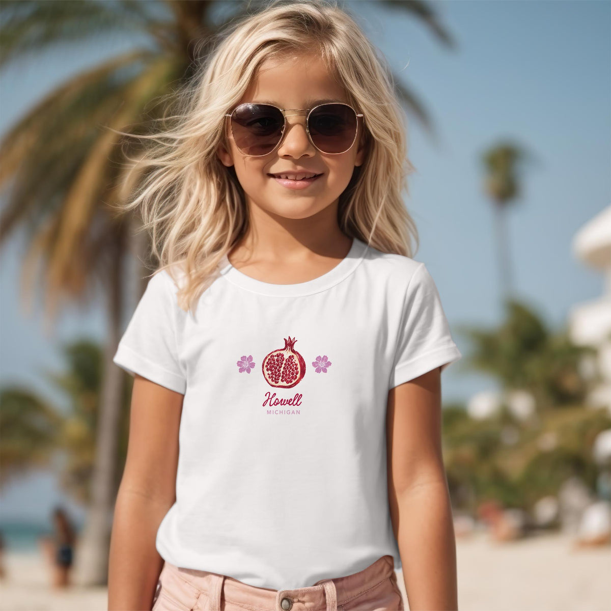 Bella Canvas Youth T-Shirt White-Autumn Orchard | Custom | Your City & State -2