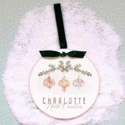 Custom Ornament, Holiday Ornament , Customizable, Ornament