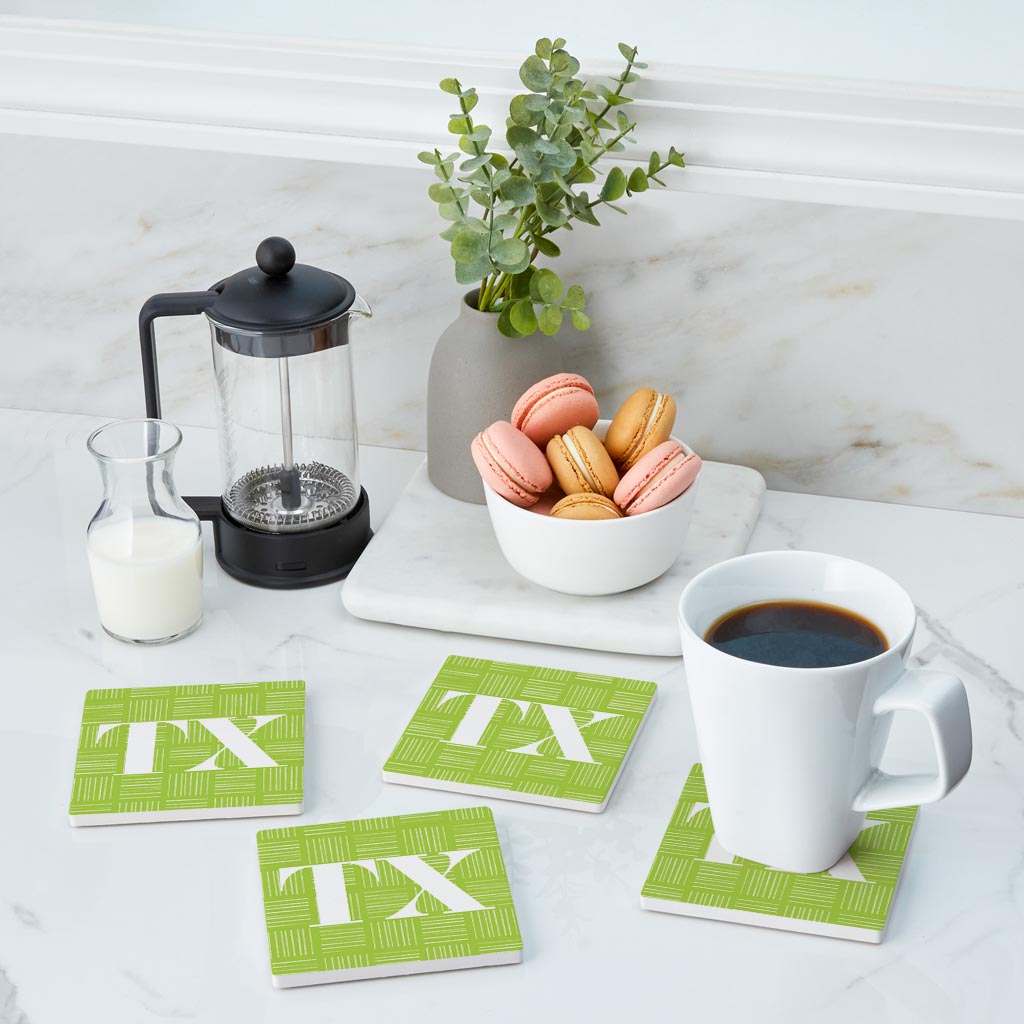 Bright Modern Abbreviated on Green Texas