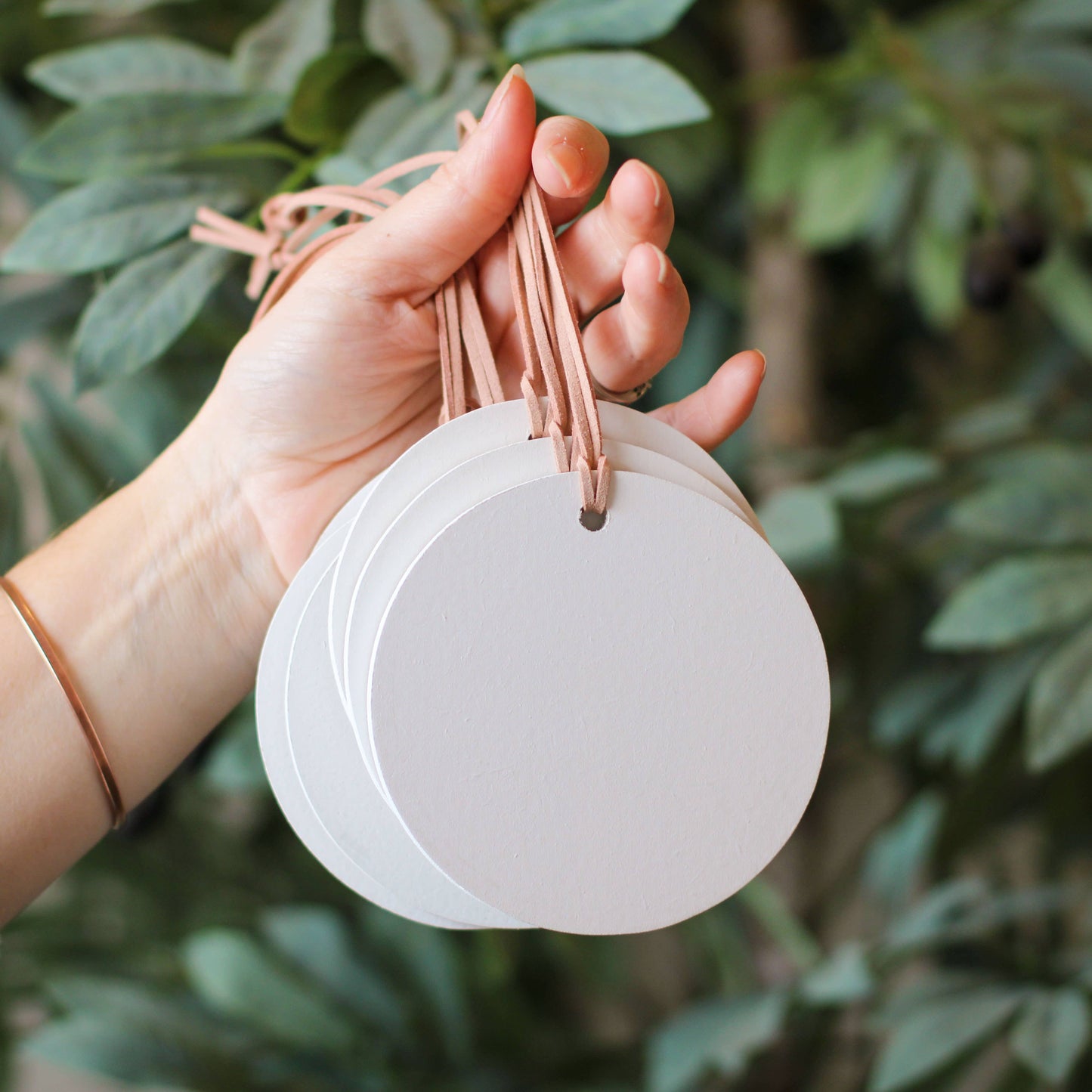 Custom Wood Christmas Ornament - Green Ornament Wreath
