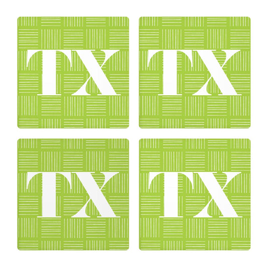 Bright Modern Abbreviated on Green Texas