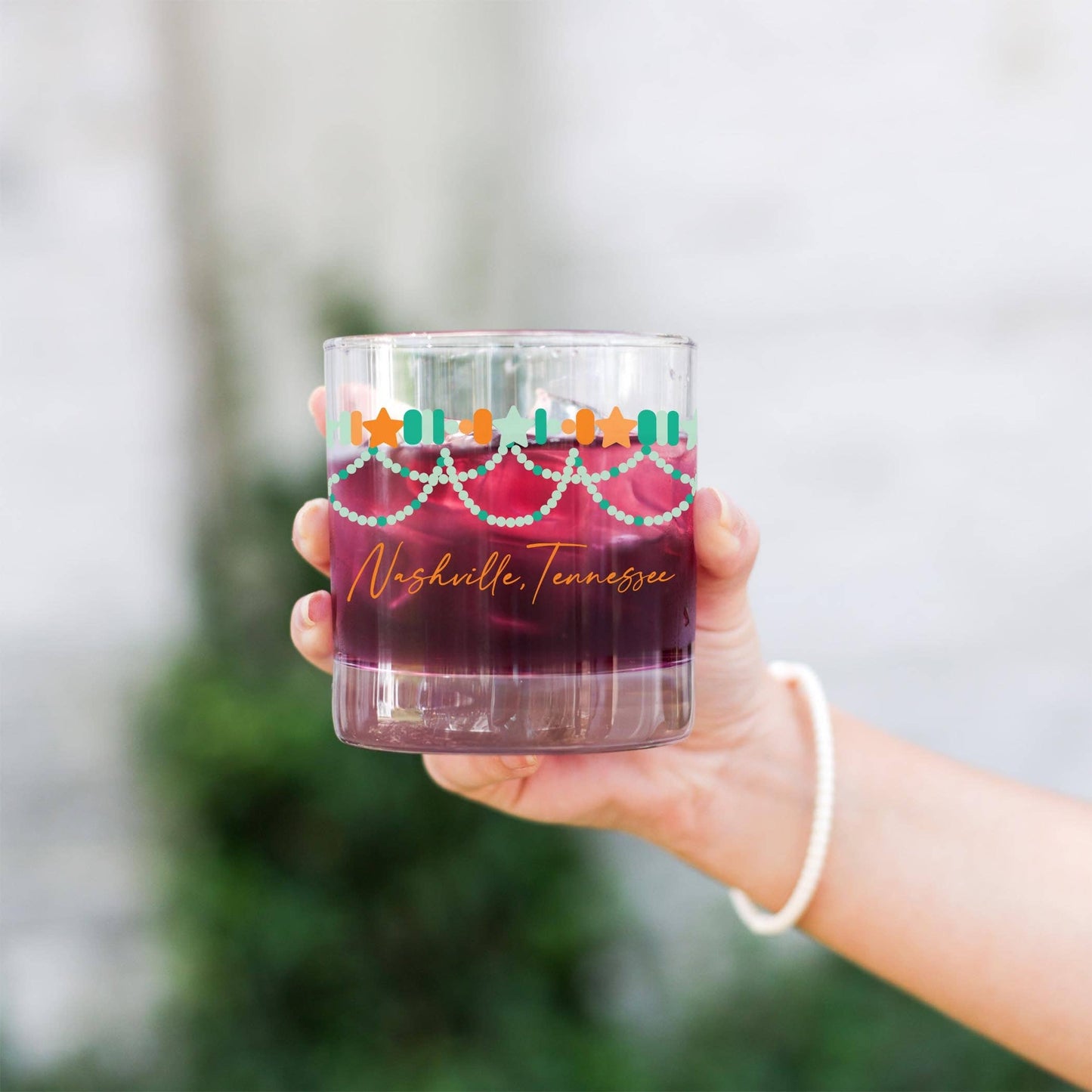 11oz Bourbon Glass-Love+Local Showgirl