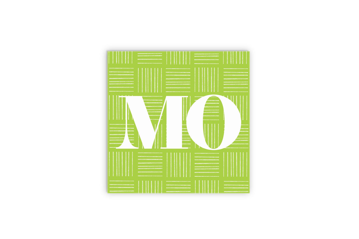 Bright Modern Abbreviated On Green Missouri | Wood Sign | Eaches | Min 2