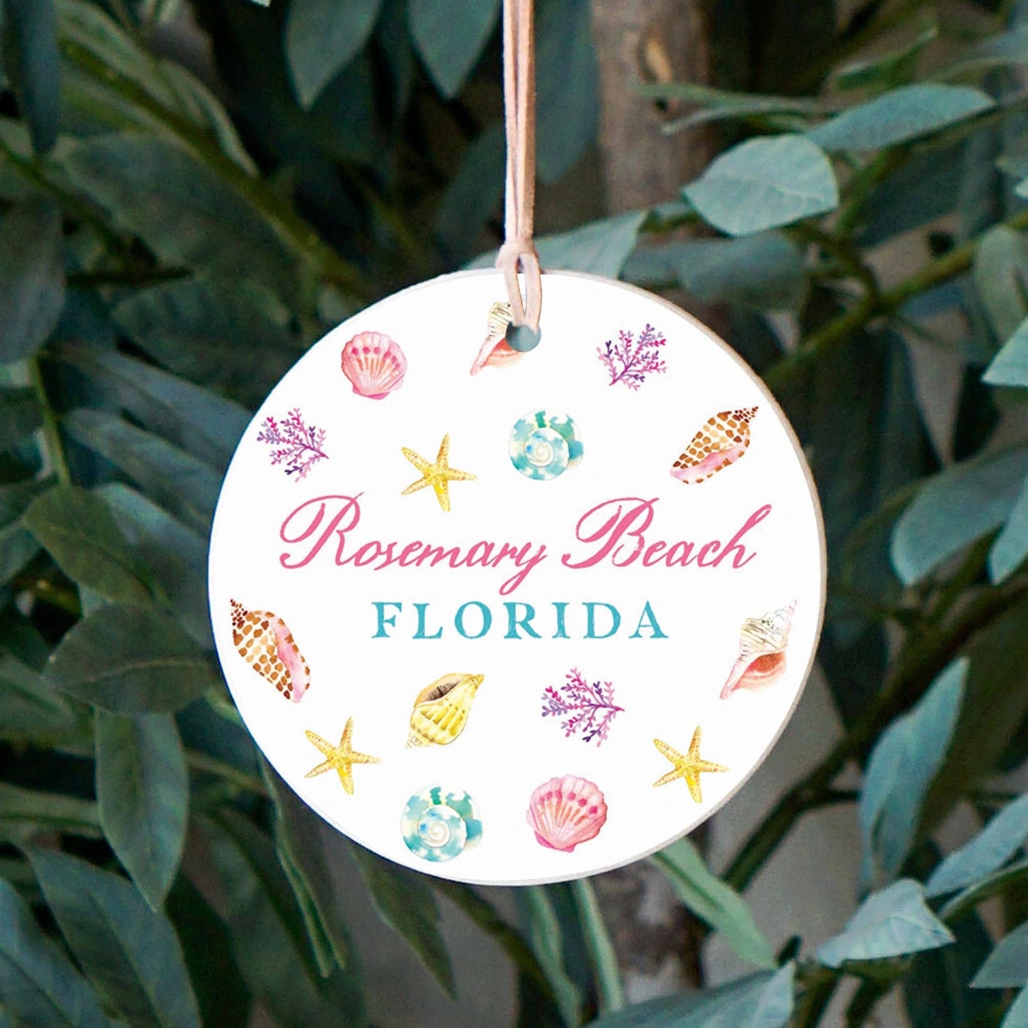 Ornament, Beach Souvenir, Custom City/State, Resort Gift