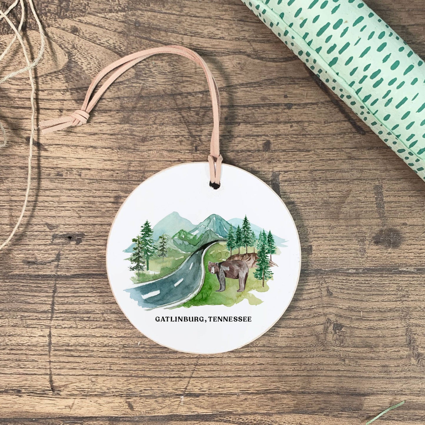 Custom Ornaments, Home Town, Local Custom, Wooden Ornament