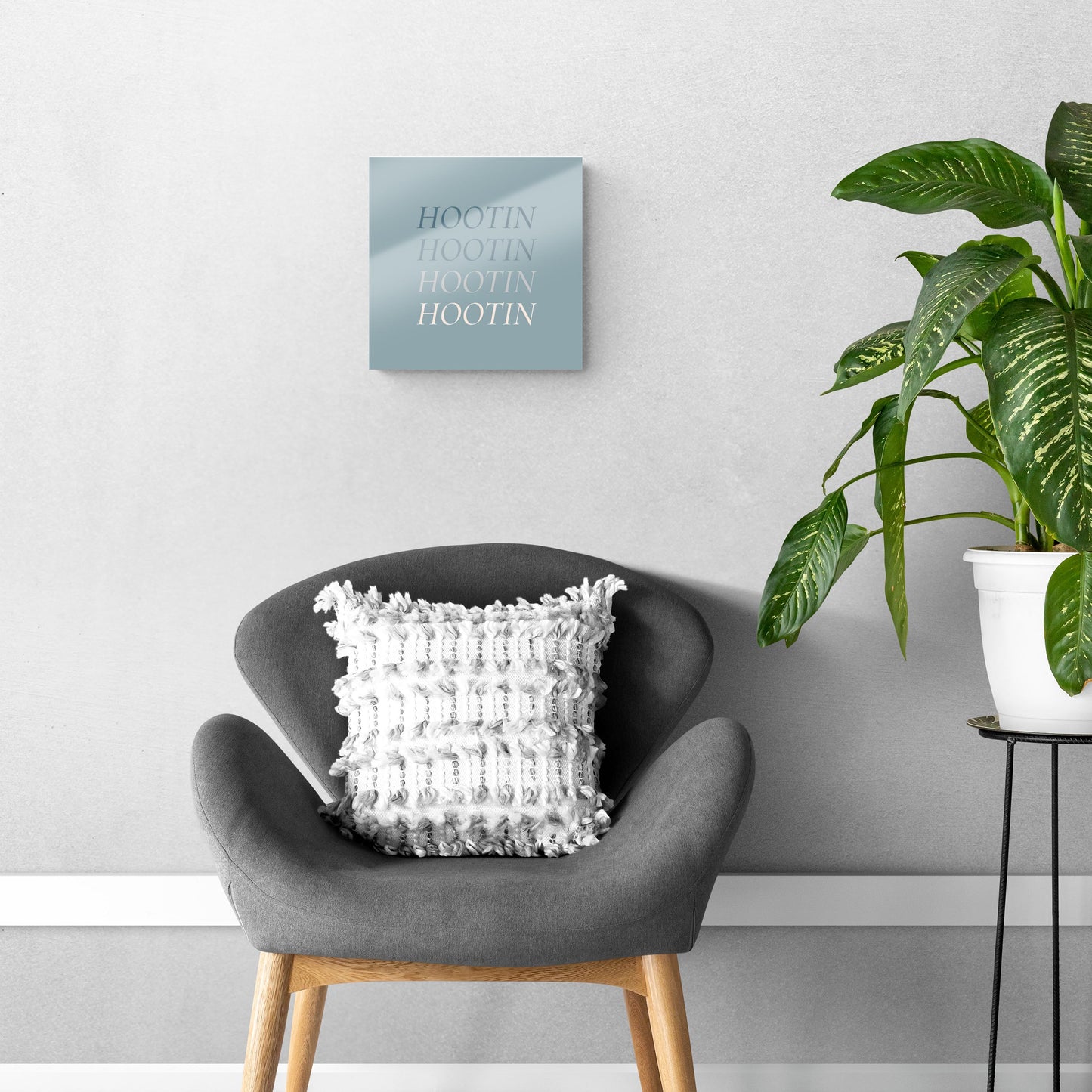 Modern Minimalist Arkansas Hootin | Hi-Def Glass Art | Eaches | Min 1
