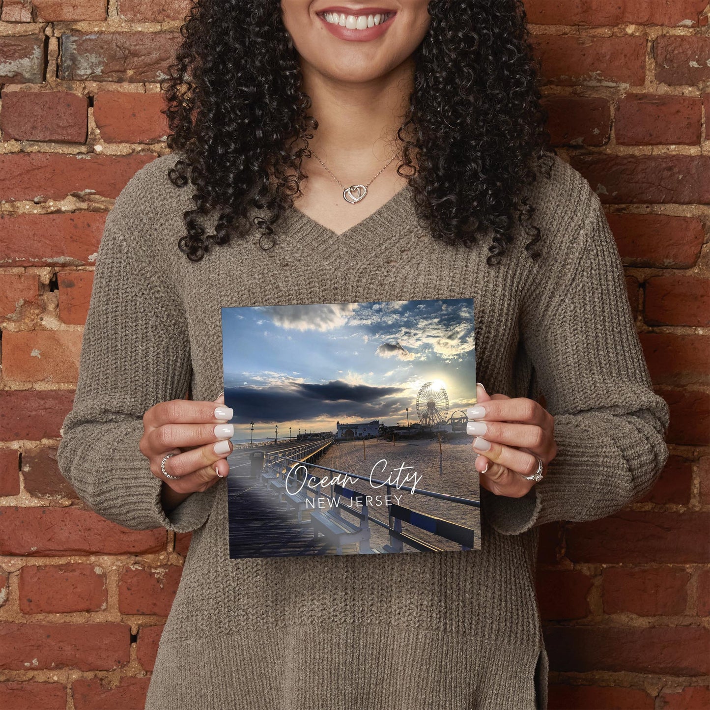 OCNJ Photo With Text | Hi-Def Glass Art | Eaches | Min 2