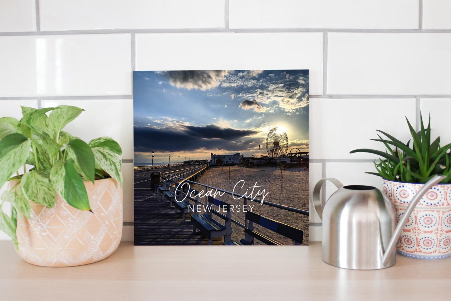 OCNJ Photo With Text | Wood Sign | Eaches | Min 2