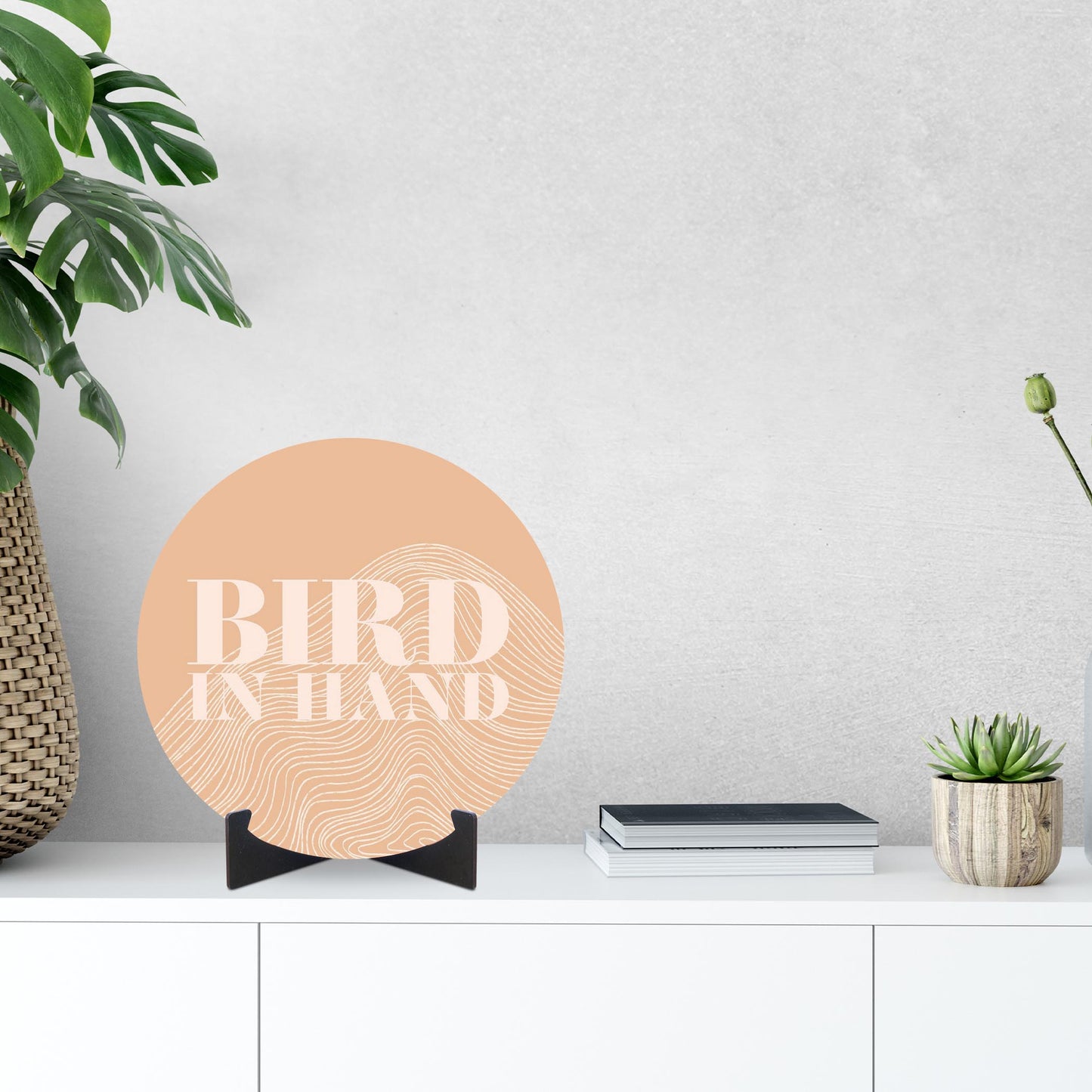 Modern Minimalist Pennsylvania Bird Quip | Wood Sign | Eaches | Min 1