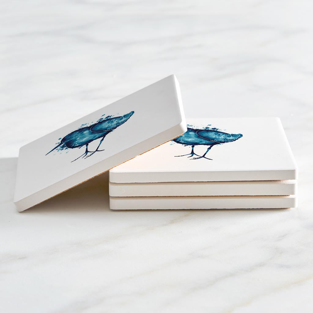 East Coast Water Color Sand Piper | Absorbent Coasters | Set of 4 | Min 2