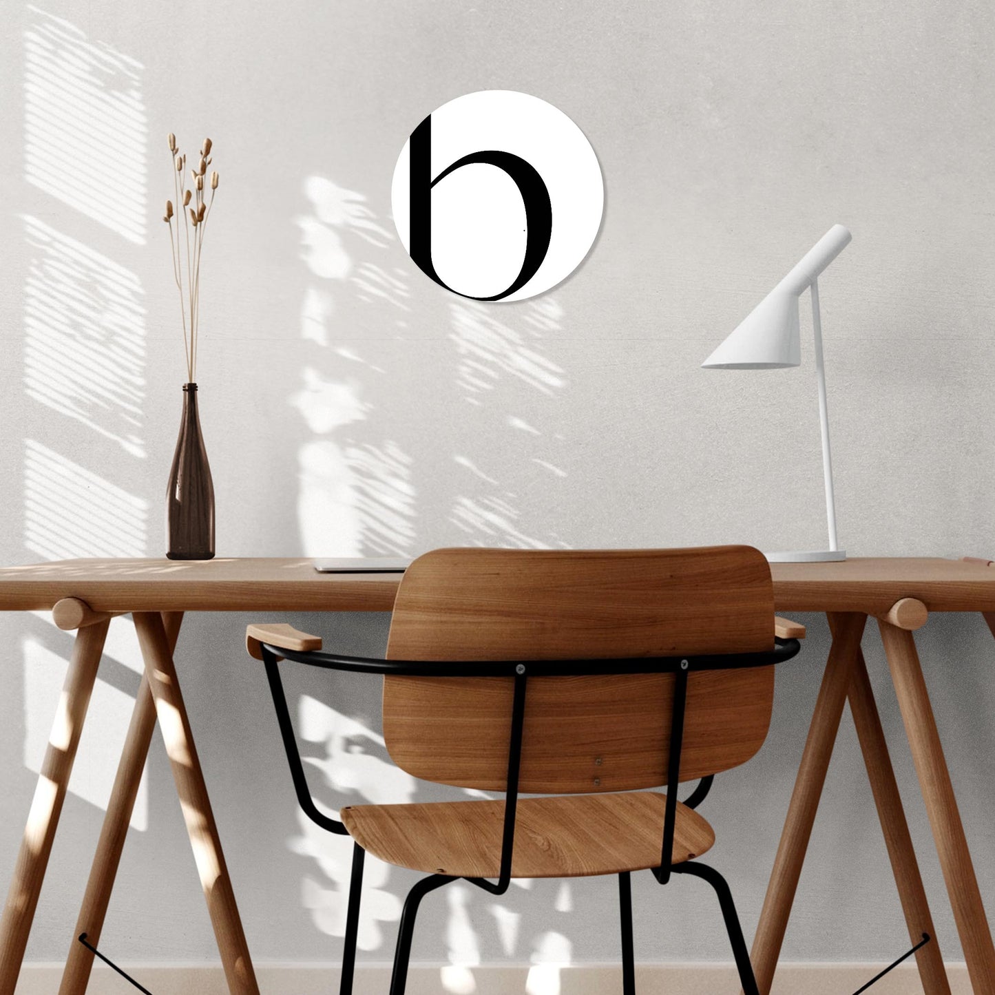 Minimal Monogram B | Wood Sign | Eaches | Min 1