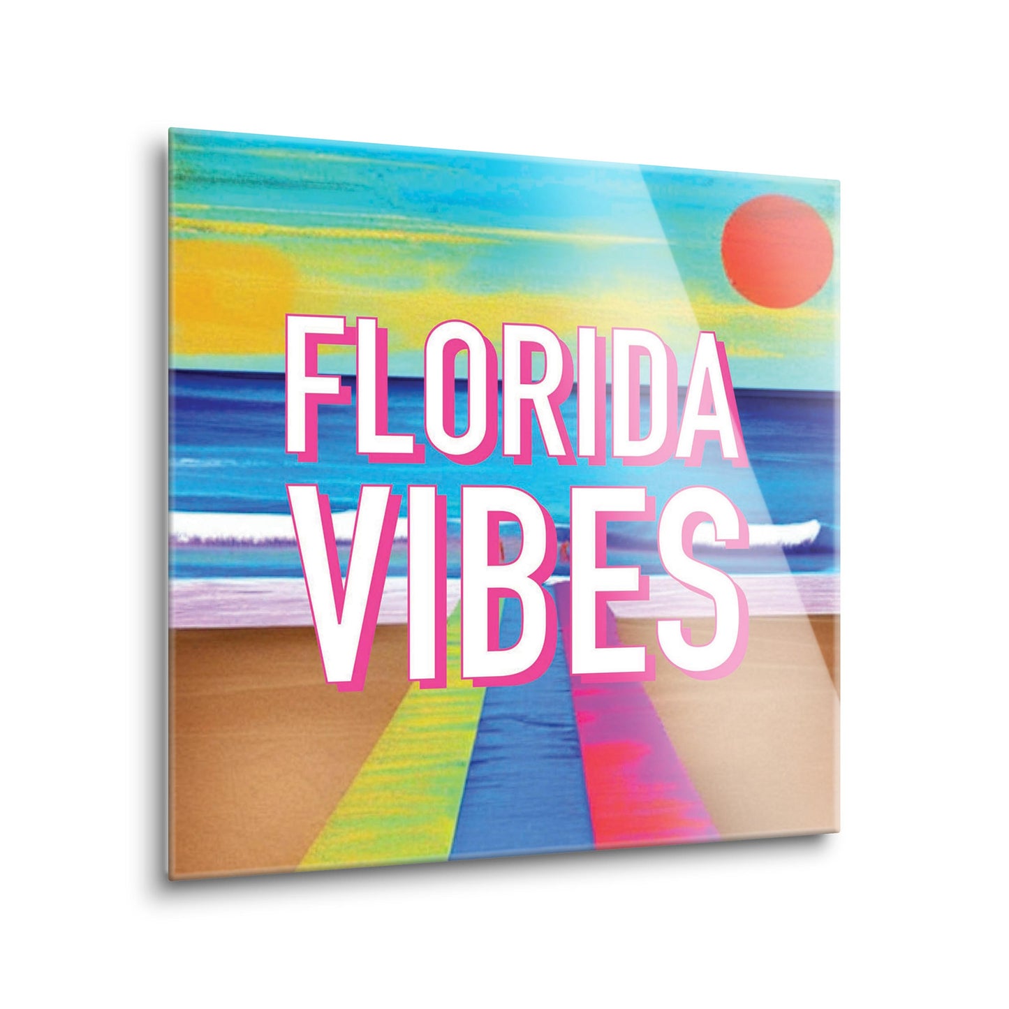 Florida Vibes | Hi-Def Glass Art | Eaches | Min 2