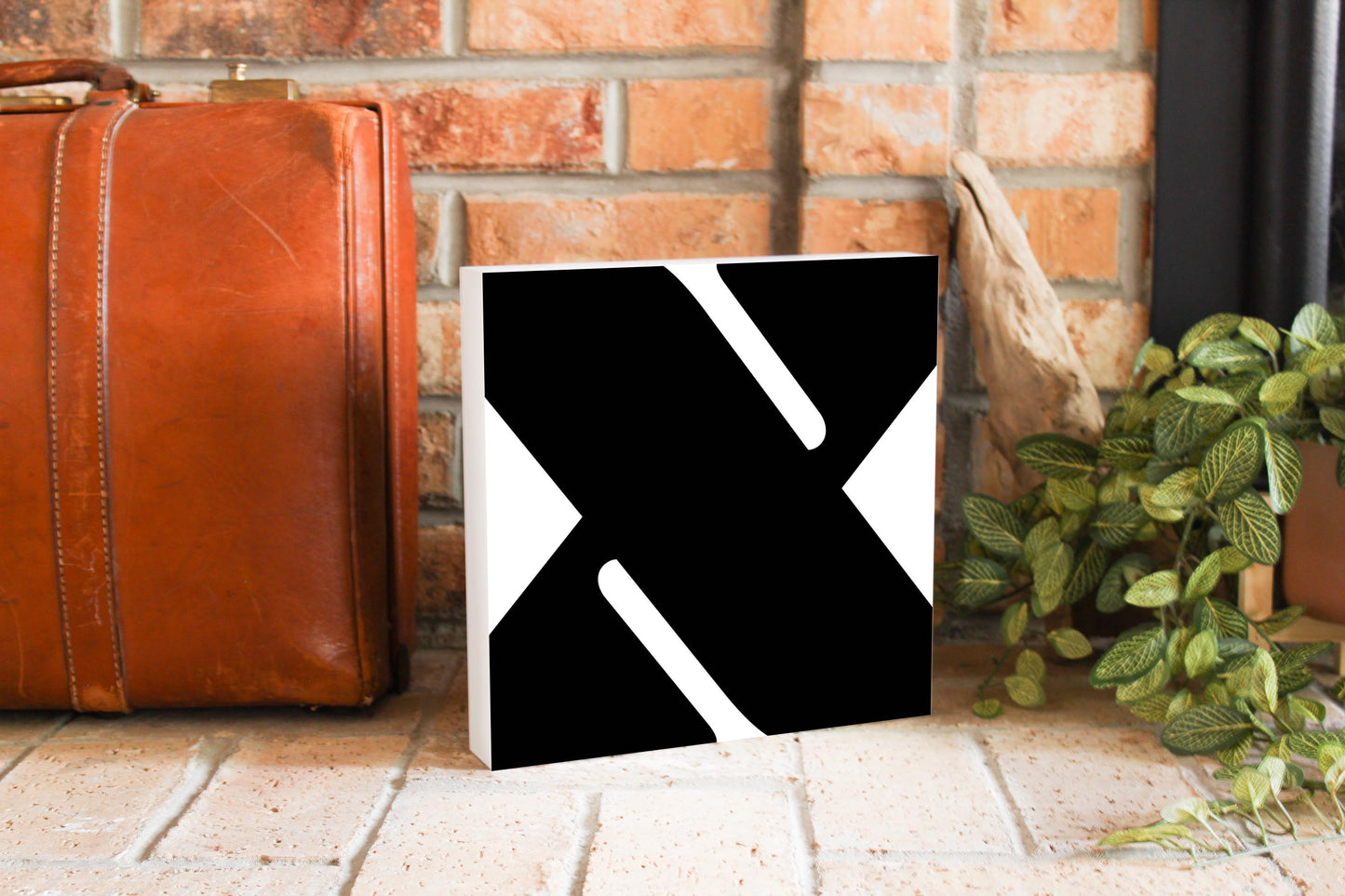 Fun Chunky Monogram X | Wood Block | Eaches | Min 2