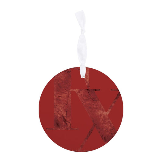 Modern Minimalist Texas Red Tx | Wood Ornament | Eaches | Min 6