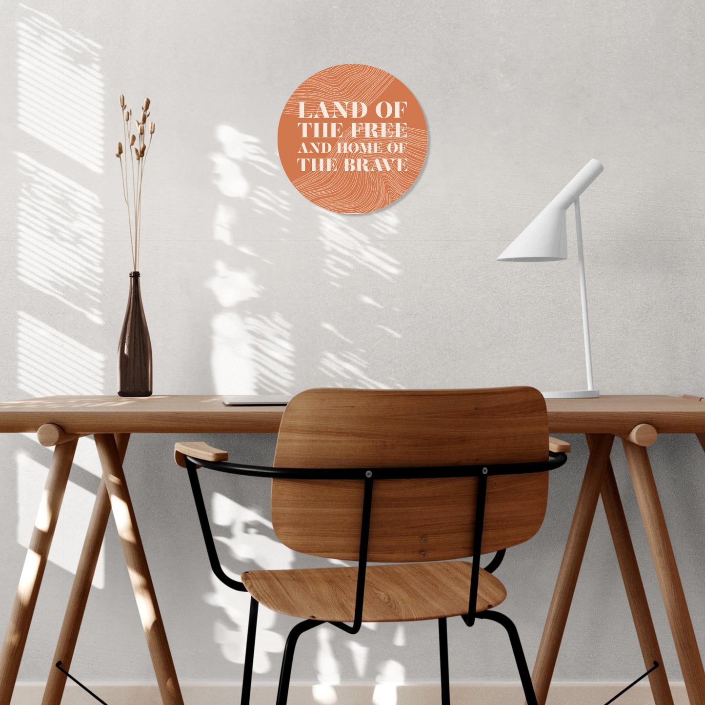 Modern Minimalist New York Free Brave | Wood Sign | Eaches | Min 1