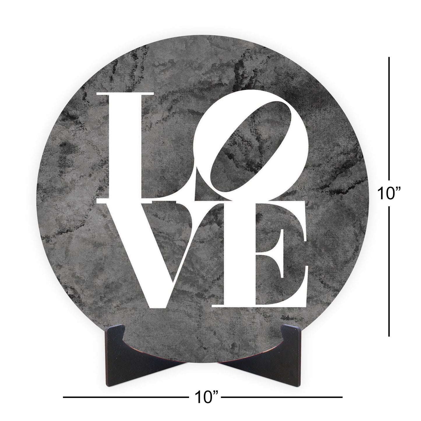 Minimalistic B&W Pennsylvania Love Dark | Wood Sign | Eaches | Min 1