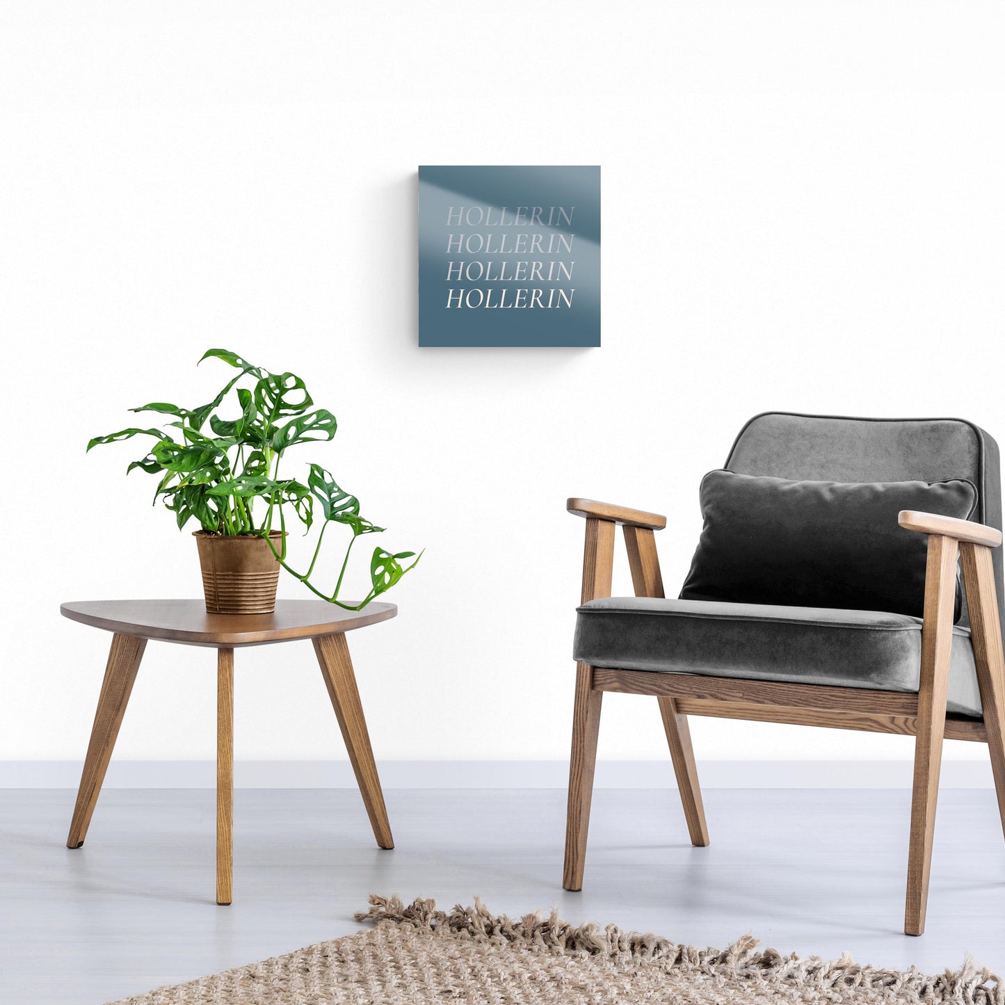 Modern Minimalist Arkansas Hollerin | Hi-Def Glass Art | Eaches | Min 1