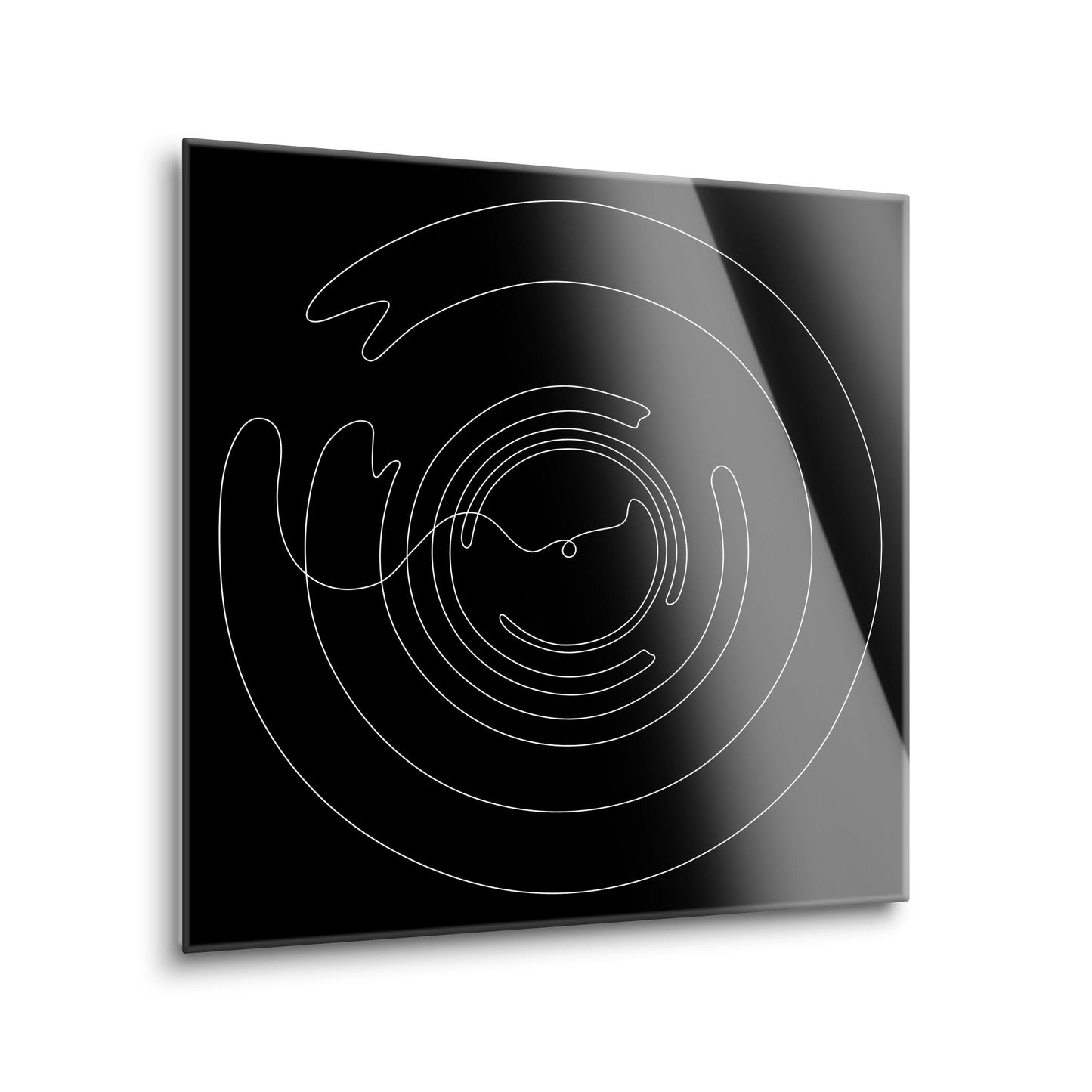 Minimalistic Music Line Drawings | Hi-Def Glass Art | Eaches | Min 1