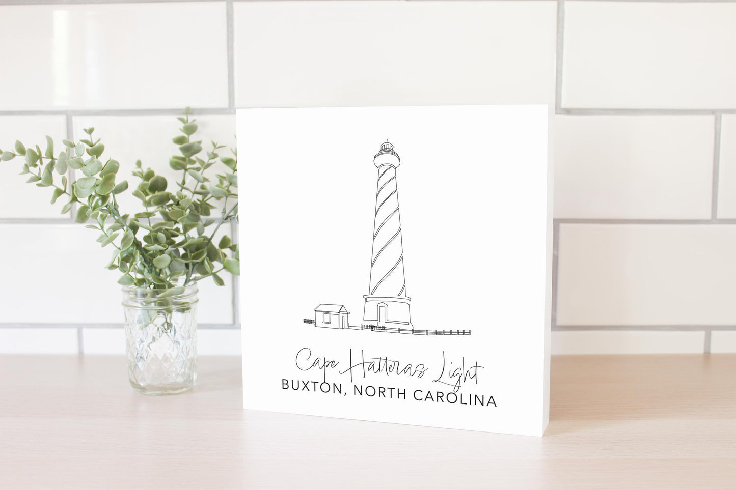 Cape Hatteras Light | Wood Block | Eaches | Min 2