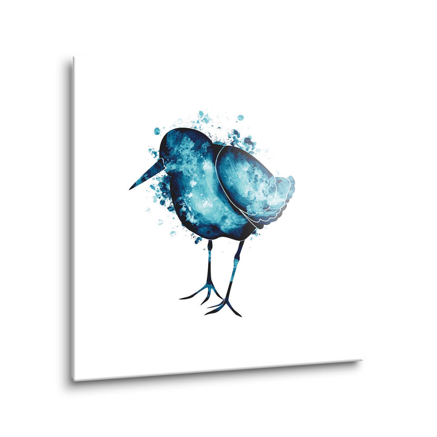 New England Water Color Sand Piper | Hi-Def Glass Art | Eaches | Min 2