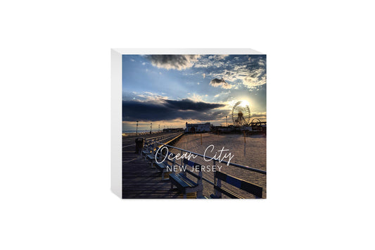 OCNJ Photo With Text | Wood Block | Eaches | Min 4