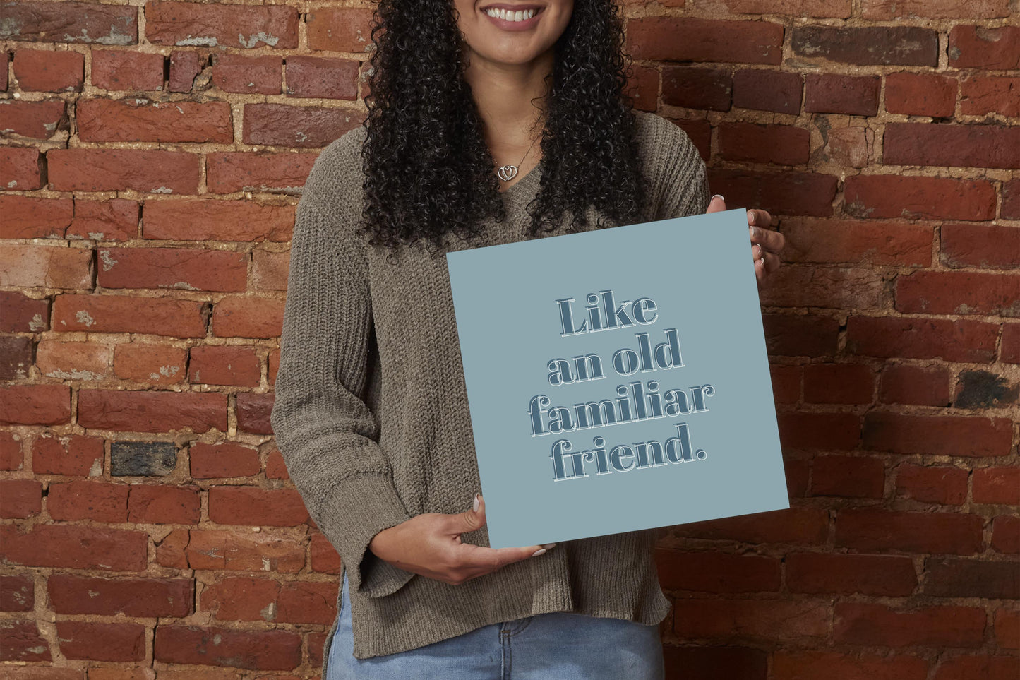 Modern Minimalist Arkansas Familiar Friend | Wood Sign | Eaches | Min 2