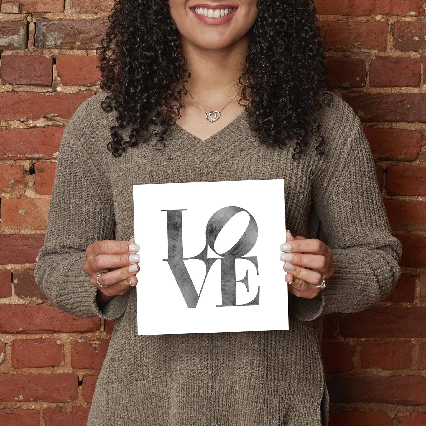 Minimalistic B&W Pennsylvania Love Light | Hi-Def Glass Art | Eaches | Min 2