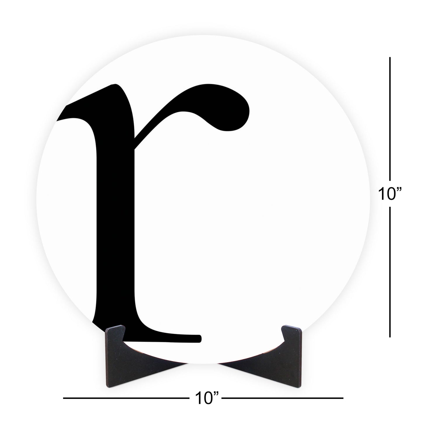 Minimalist Monogram R | Wood Sign | Eaches | Min 1