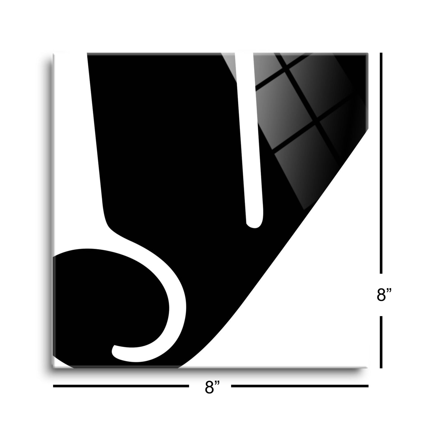 Fun Chunky Monogram Y | Hi-Def Glass Art | Eaches | Min 2