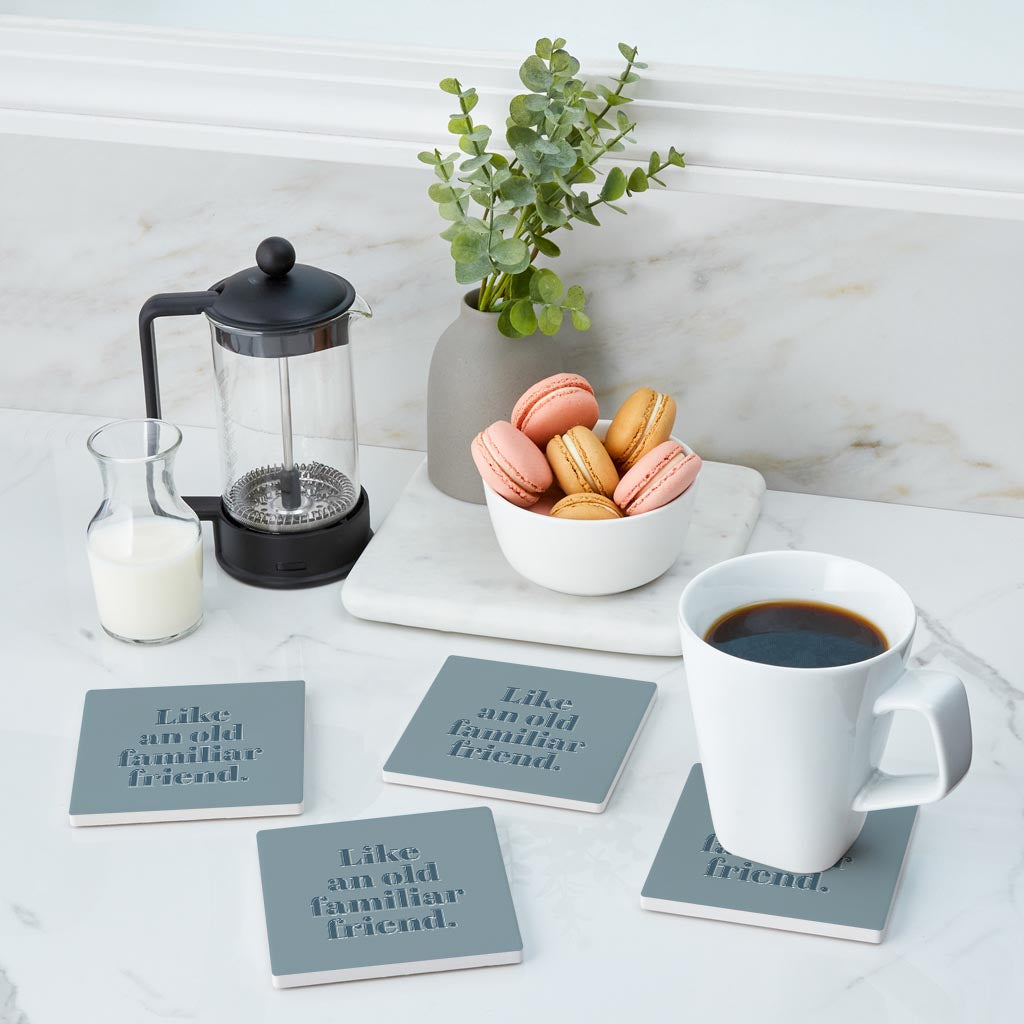 Modern Minimalist Arkansas Familiar Friend | Absorbent Coasters | Set of 4 | Min 2