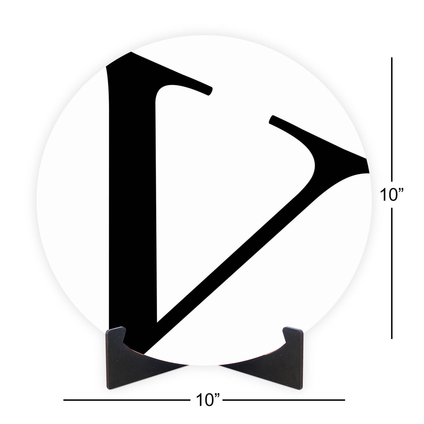 Minimalist Monogram V | Wood Sign | Eaches | Min 1