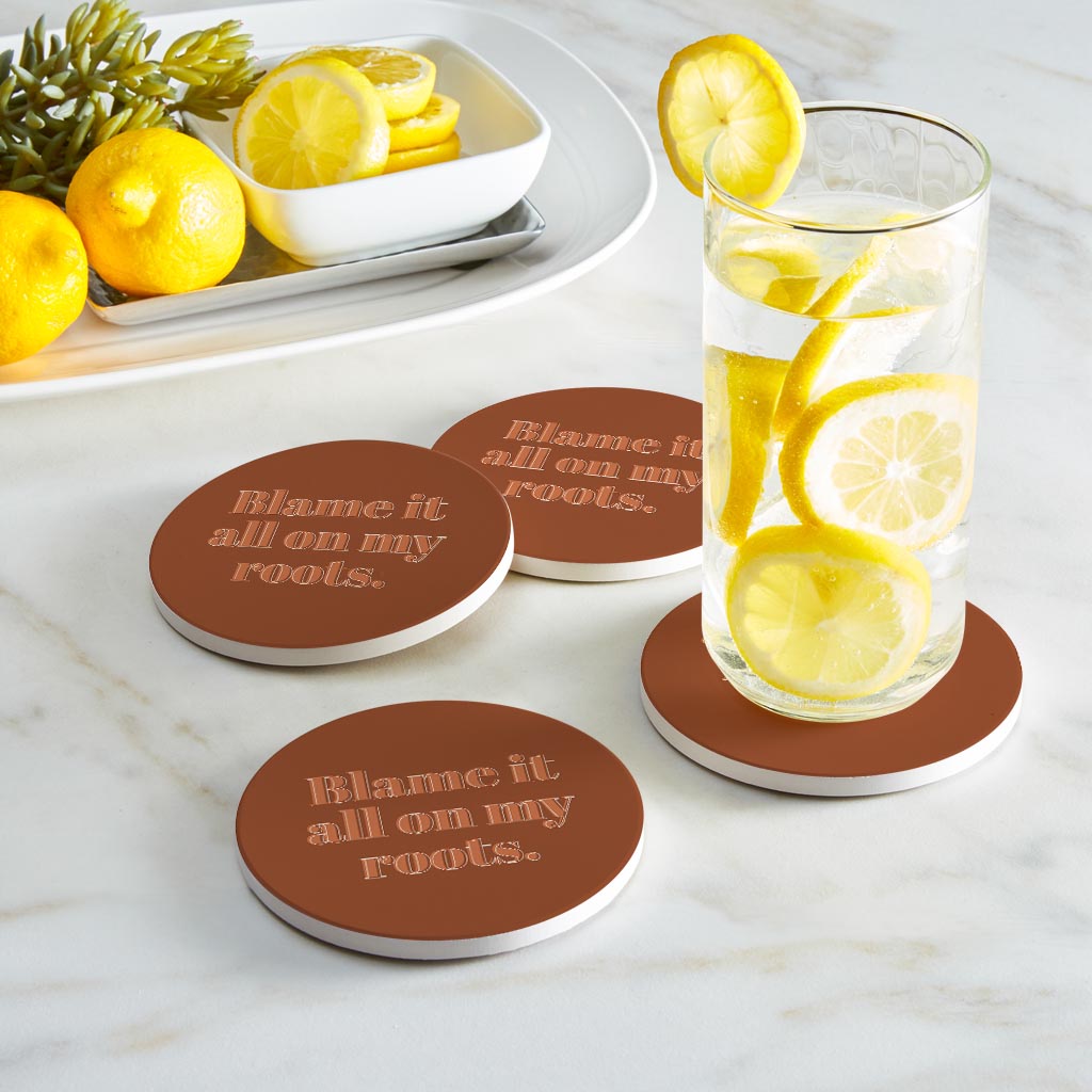 Modern Minimalist Arkansas Roots | Absorbent Coasters | Set of 4 | Min 2