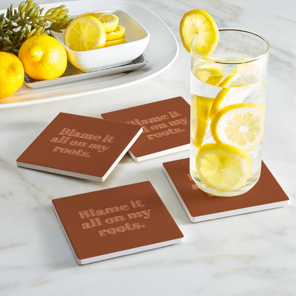 Modern Minimalist Arkansas Roots | Absorbent Coasters | Set of 4 | Min 2