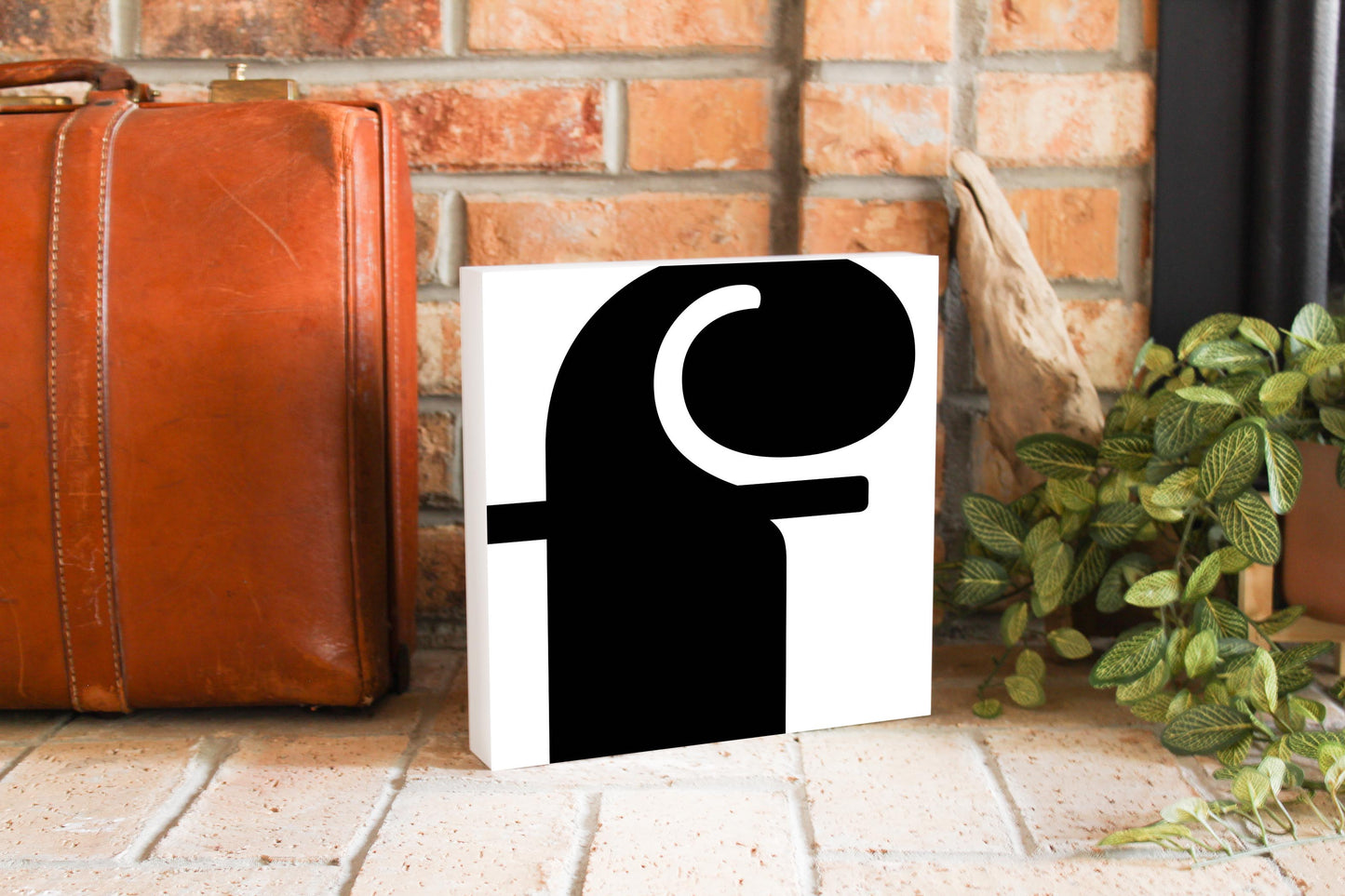 Fun Chunky Monogram F | Wood Block | Eaches | Min 2