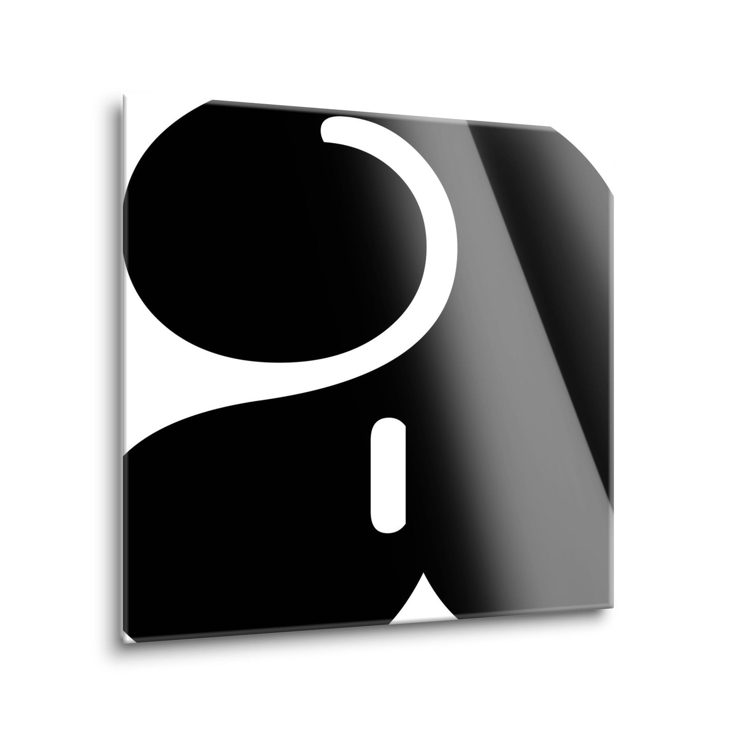 Fun Chunky Monogram A | Hi-Def Glass Art | Eaches | Min 2