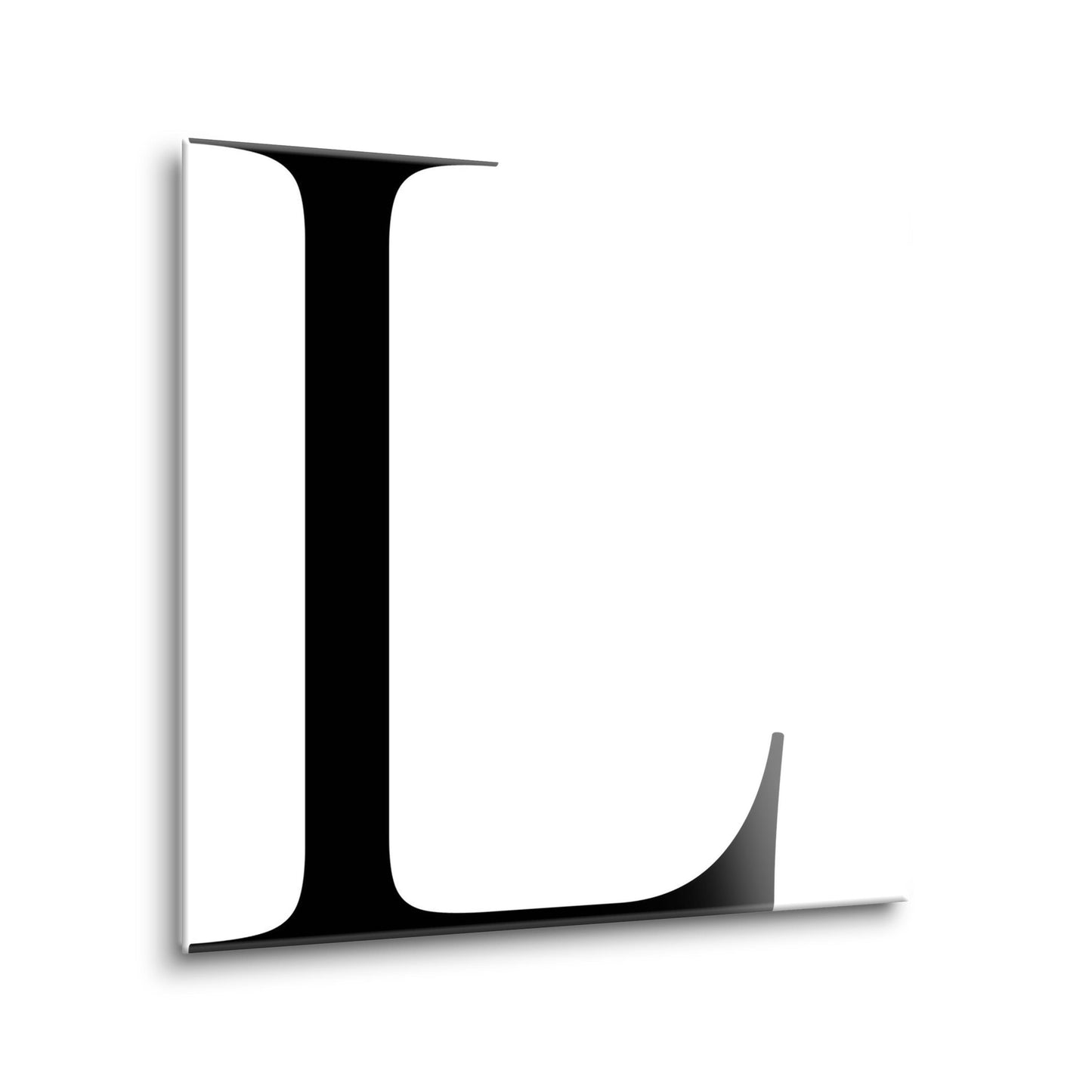 Minimal Monogram L | Hi-Def Glass Art | Eaches | Min 2