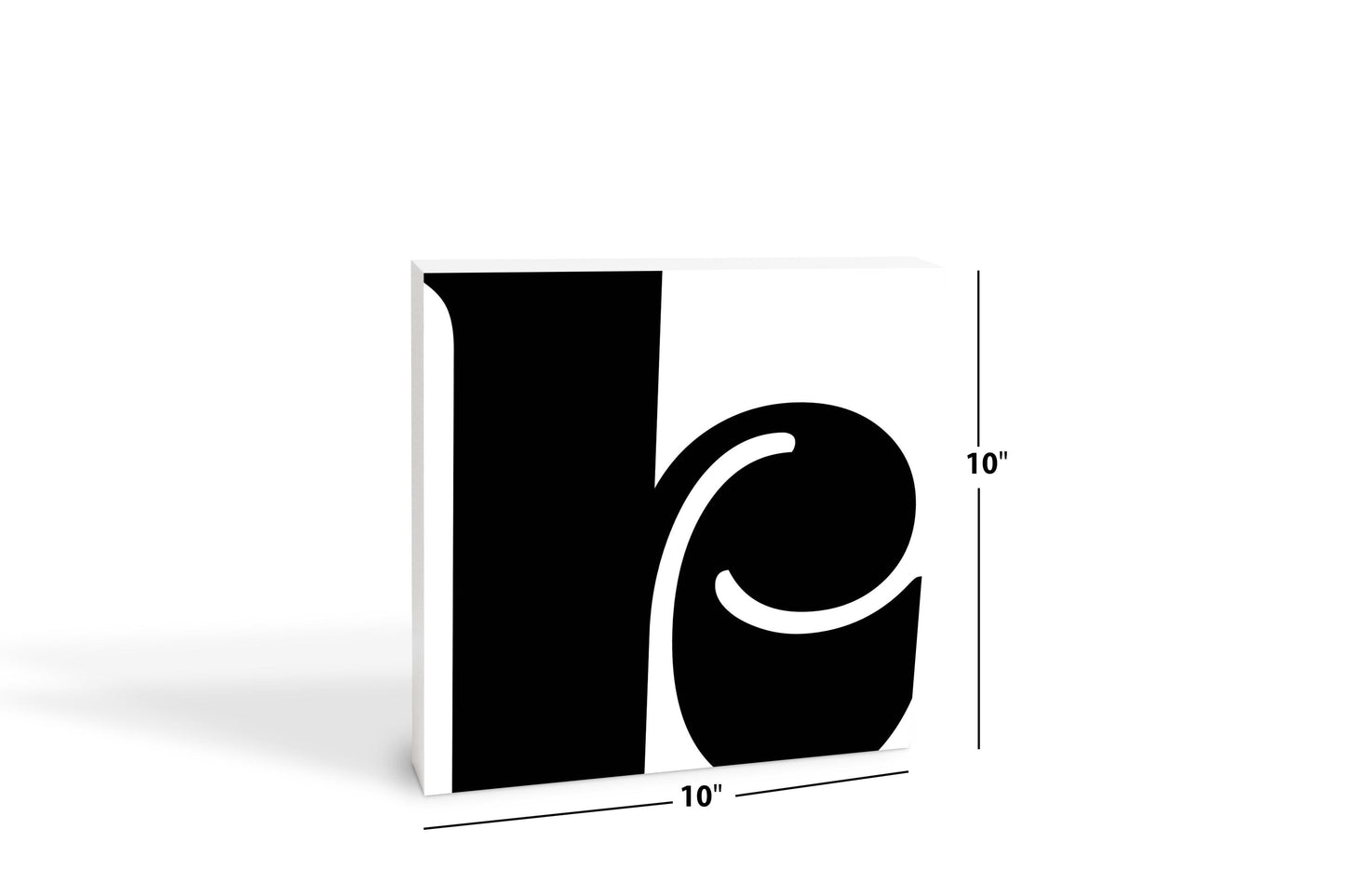 Fun Chunky Monogram K | Wood Block | Eaches | Min 2