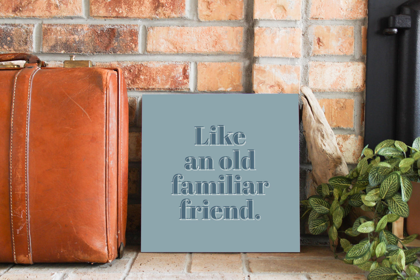 Modern Minimalist Arkansas Familiar Friend | Wood Sign | Eaches | Min 2