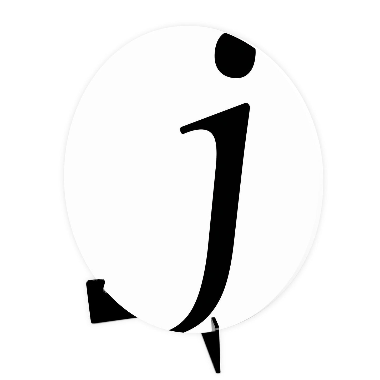 Minimalist Monogram J | Wood Sign | Eaches | Min 1
