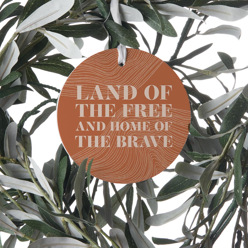 Modern Minimalist New York Free Brave| Wood Ornament | Eaches | Min 6