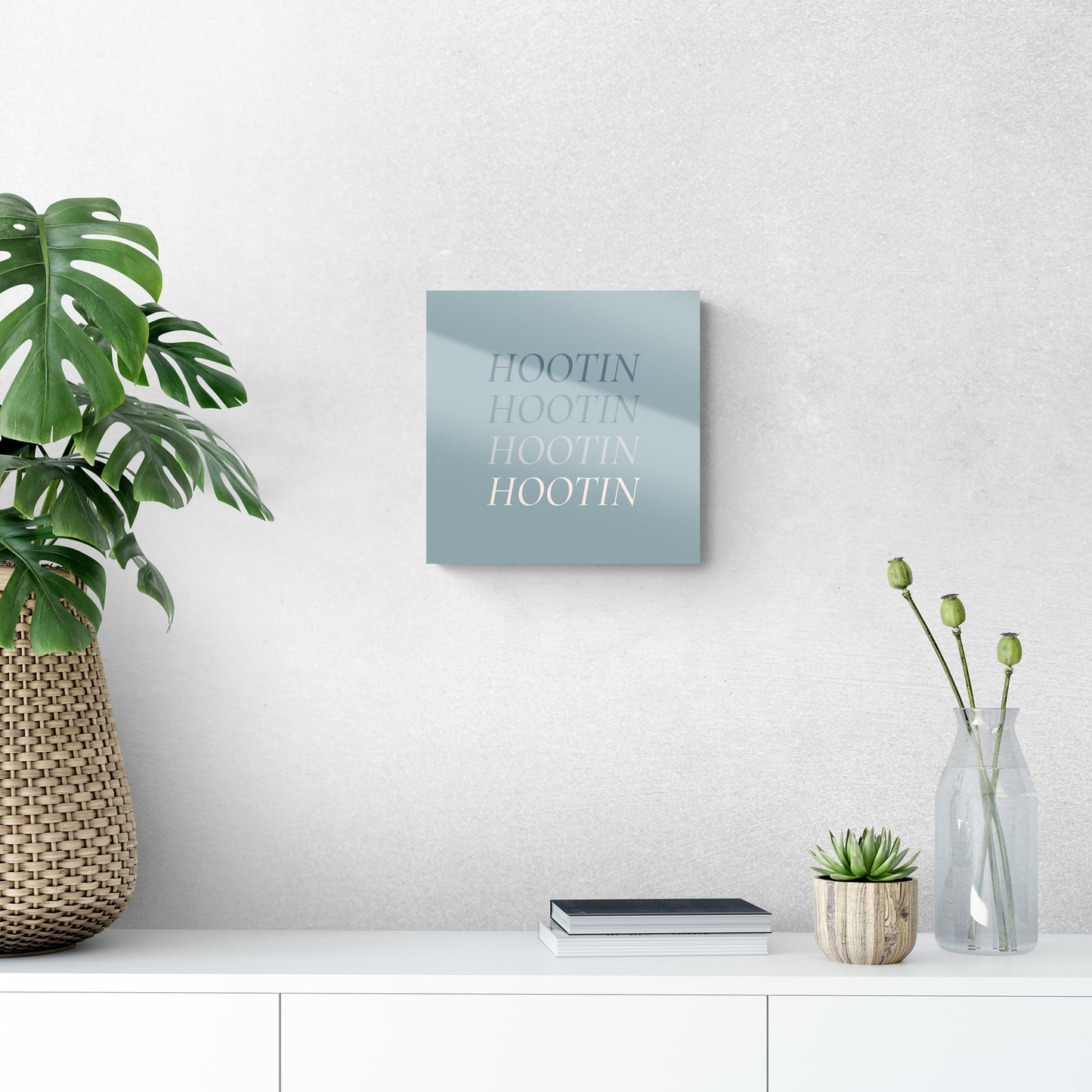Modern Minimalist Arkansas Hootin | Hi-Def Glass Art | Eaches | Min 1