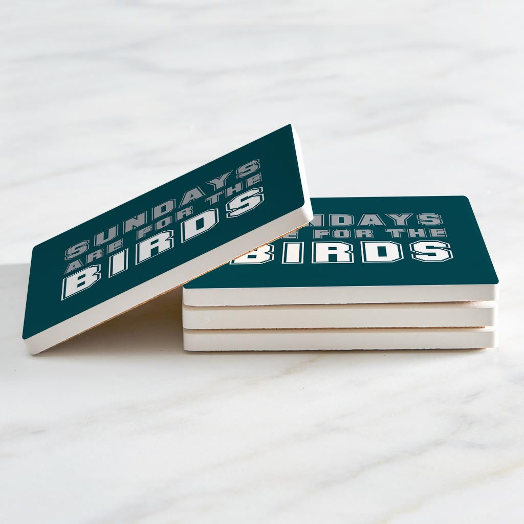 Modern Minimalist Pennsylvania Bird Sundays| Absorbent Coasters | Set of 4 | Min 2
